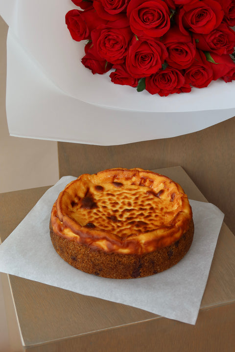 24 Rosas con Cheesecake