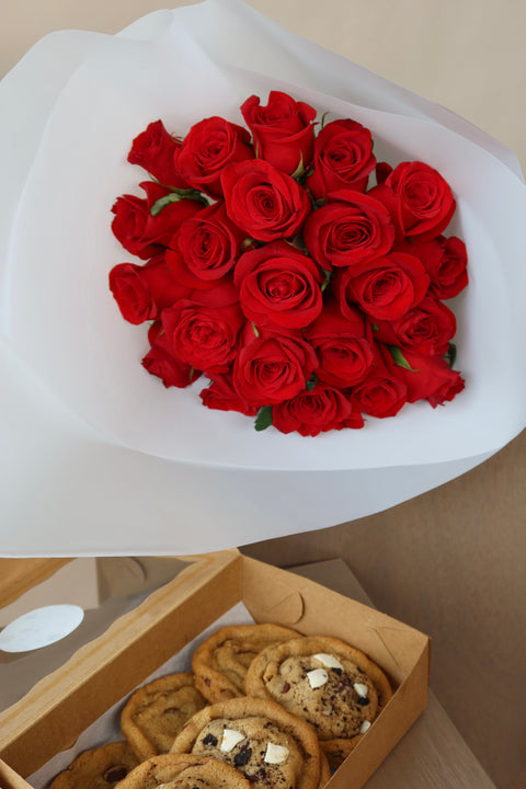 24 Rosas con Galletas