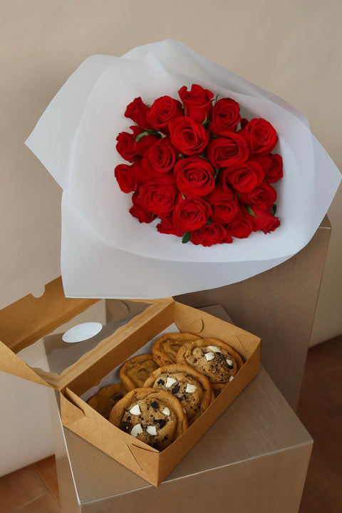 24 Rosas con Galletas