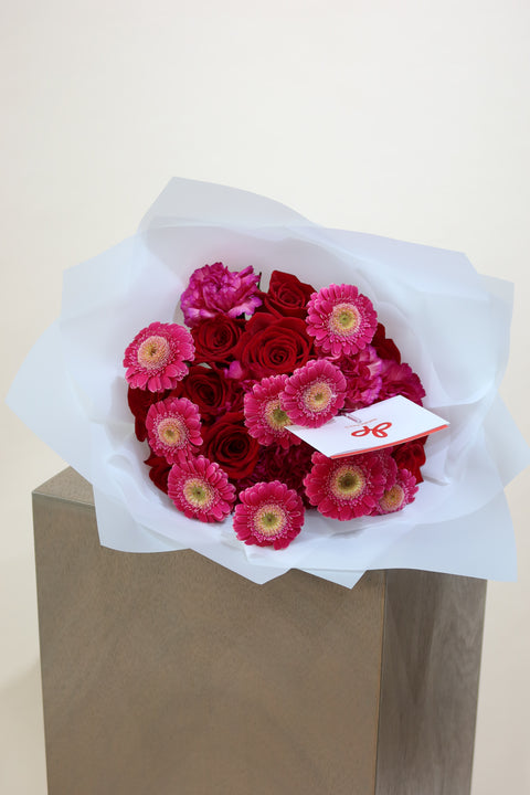 Ramo mini gerberas con rosas