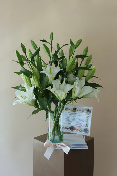 Arreglo Casa Blanca con Misa