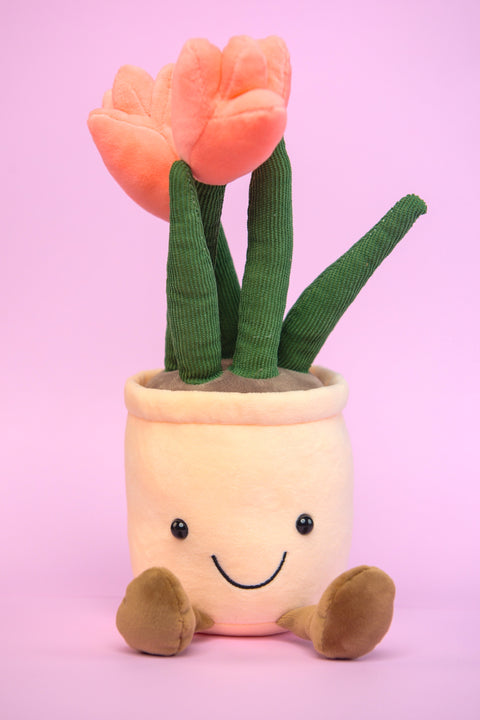 Tulipan Rosa Peluche