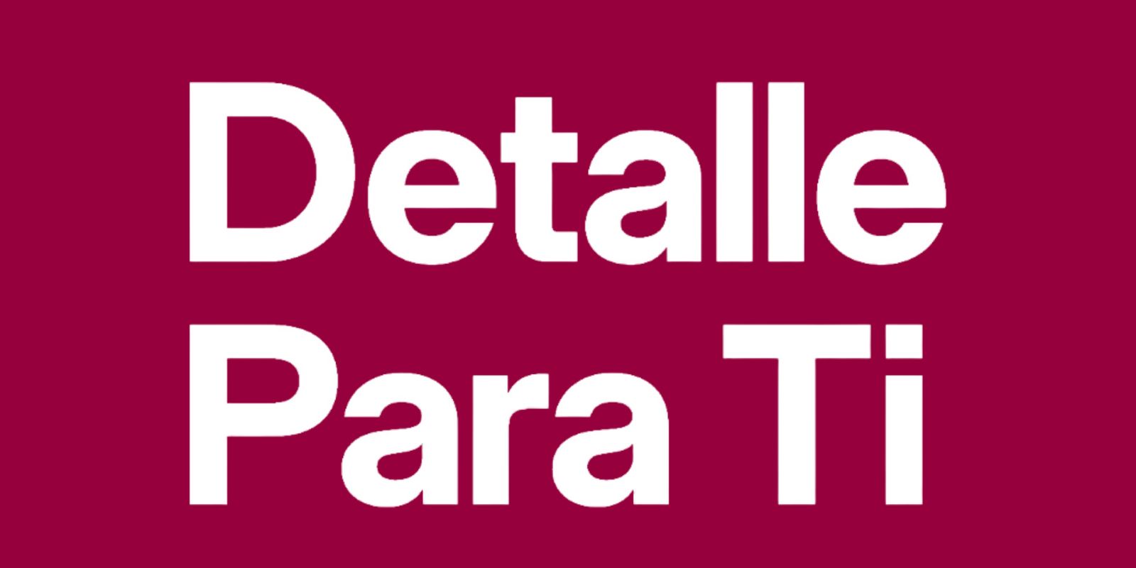 Detalle Para Ti